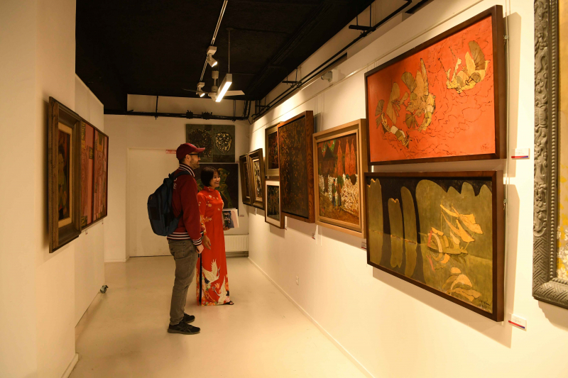 Triển lãm tranh, quảng bá sơn mài Việt Nam tại Pháp -0