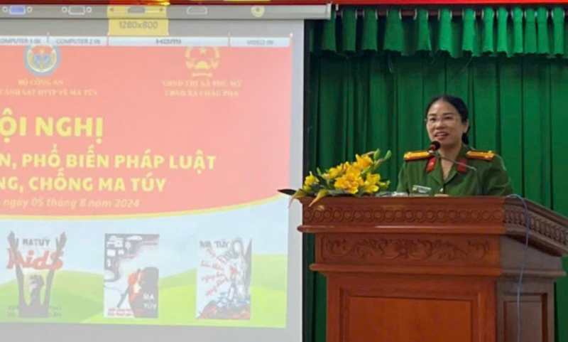 Cục Cảnh sát ĐTTP về ma túy tuyên truyền, giáo dục pháp luật tại Bà Rịa-Vũng Tàu -0