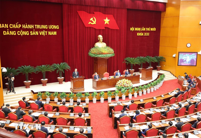 Ngày làm việc thứ hai của Hội nghị lần thứ 10 Ban Chấp hành TW Đảng khóa XIII -0