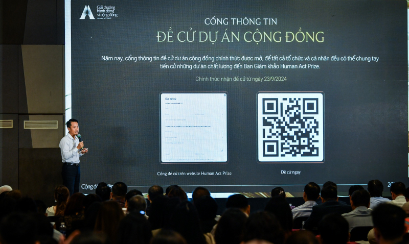 Công bố Giải thưởng Hành động vì Cộng đồng - Human Act Prize năm 2024 -0