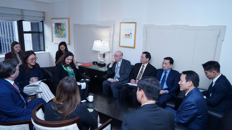 Bộ trưởng Lương Tam Quang gặp và làm việc với Thứ trưởng Ngoại giao Hoa Kỳ Uzra Zeya -0