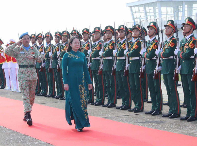 Bệnh viện dã chiến cấp 2 số 6 và Đội Công binh số 3 lên đường gìn giữ hòa bình Liên hợp quốc -0