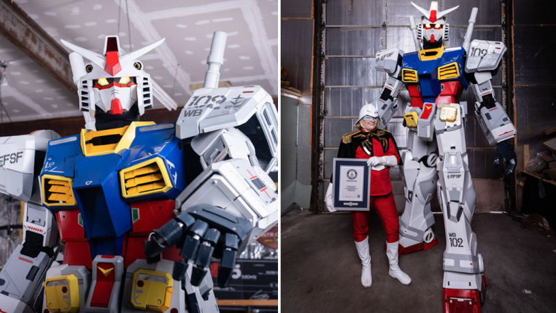 Trang phục cosplay Gundam lớn nhất -0