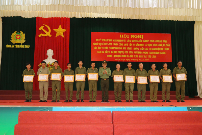 Đồng Tháp xây dựng lực lượng Công an xã, thị trấn vững mạnh toàn diện -0