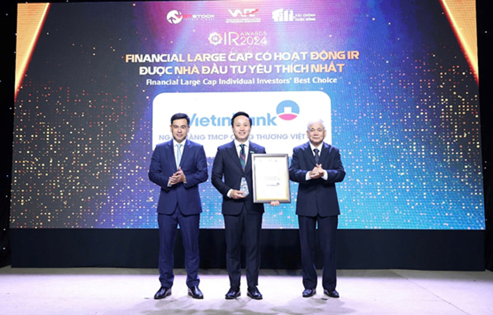 VietinBank (HOSE: CTG) lần thứ hai liên tiếp nhận danh hiệu “Doanh nghiệp niêm yết có hoạt động Quan hệ nhà đầu tư được yêu thích nhất” -0