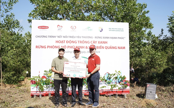 Dai-ichi Life Việt Nam phát động trồng 10.000 cây lim xanh tại Rừng Phòng hộ Phú Ninh, Quảng Nam -0