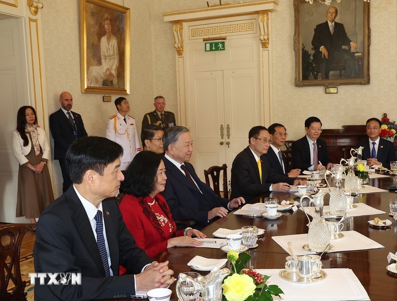 Tổng Bí thư, Chủ tịch nước Tô Lâm hội đàm với Tổng thống Ireland Michael Higgins -0
