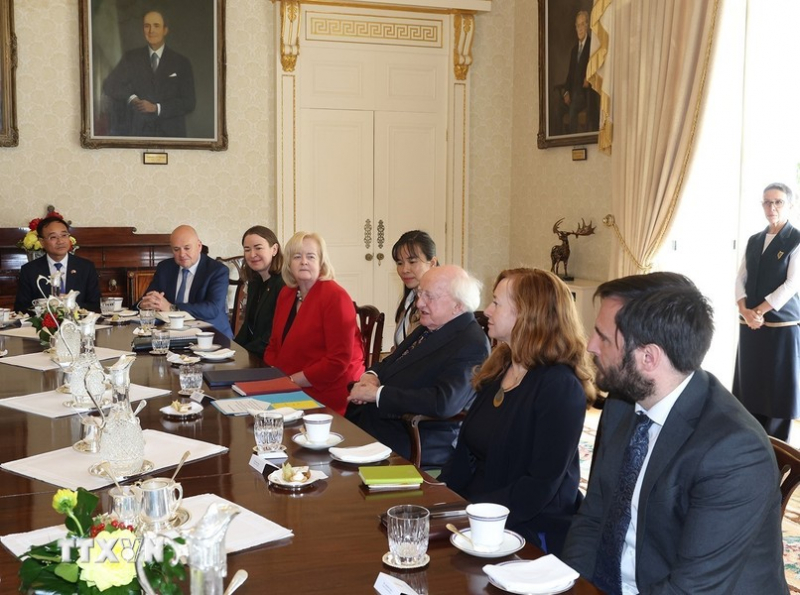 Tổng Bí thư, Chủ tịch nước Tô Lâm hội đàm với Tổng thống Ireland Michael Higgins -0