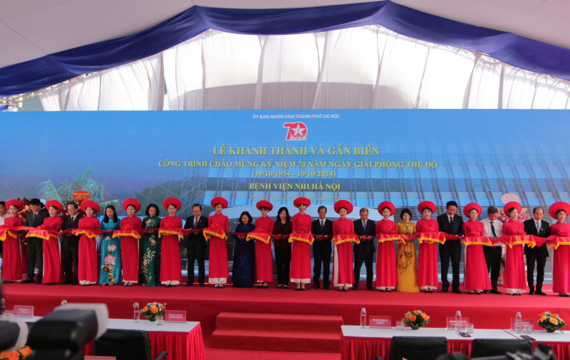 Bệnh viện Nhi Hà Nội chính thức đi vào hoạt động -0