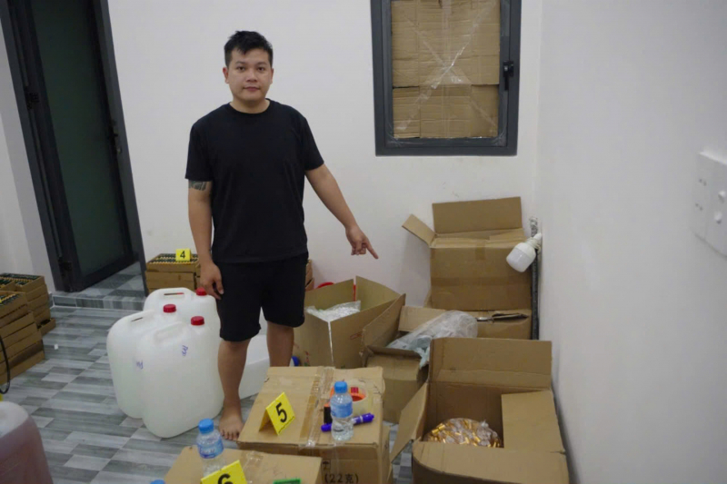 Thuê nhà sản xuất dầu gió giả với quy mô khủng -0