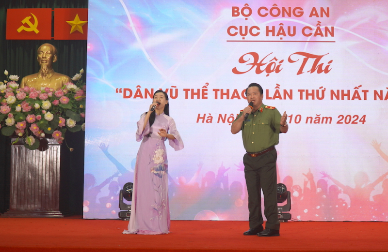 Sôi nổi Hội thi “Dân vũ thể thao” lần thứ nhất Cục Hậu cần -0