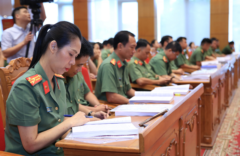 Công tác tham mưu giữ vị trí, vai trò quan trọng trong hoạt động của lực lượng CAND -1