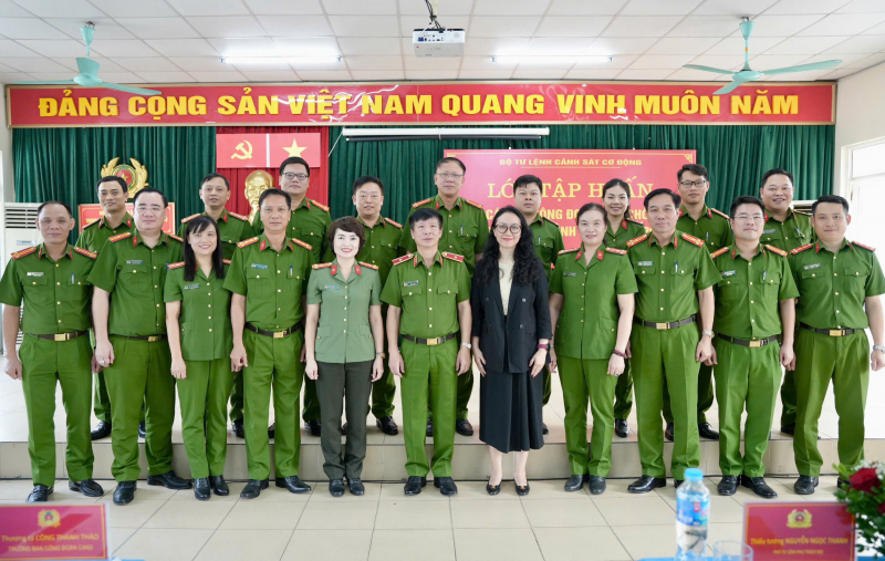 Bộ Tư lệnh Cảnh sát cơ động tập huấn nghiệp vụ cho cán bộ Công đoàn chủ chốt -0