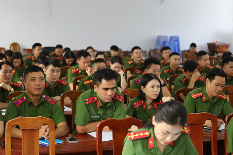Bộ Tư lệnh Cảnh sát cơ động tập huấn nghiệp vụ cho cán bộ Công đoàn chủ chốt -0