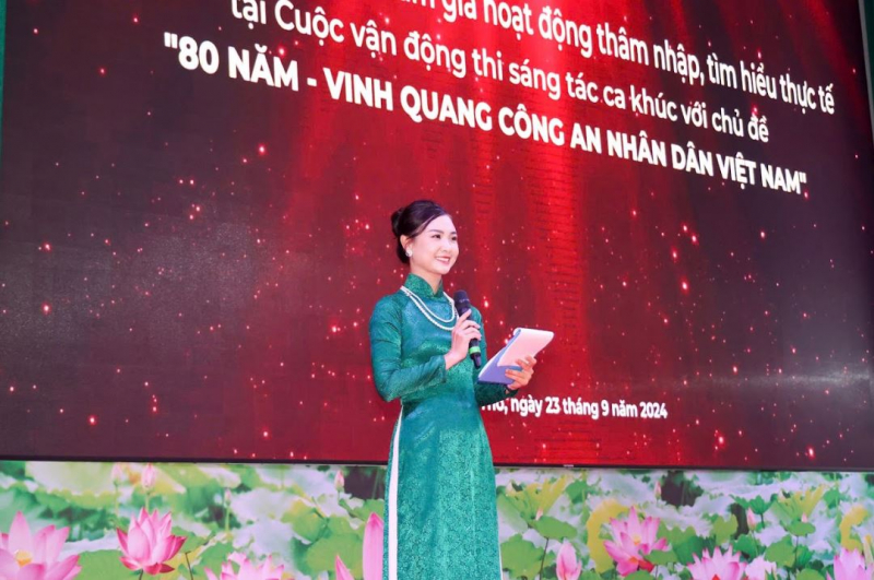 Hơn 70 người dẫn chương trình trong lực lượng CAND tranh tài tại Nha Trang -2