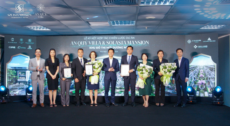 Tập đoàn Nam Cường ký kết hợp tác phân phối dự án An Quý Villa và Solasta Mansion  -0
