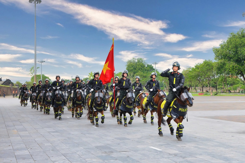 Sẵn sàng cho Đại hội khỏe “Vì an ninh Tổ quốc” và Hội thi điều lệnh, quân sự, võ thuật CAND -0