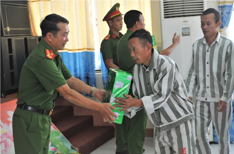 Ấm áp “Hội nghị gia đình phạm nhân” năm 2024 tại Trại giam Đắk Tân -0