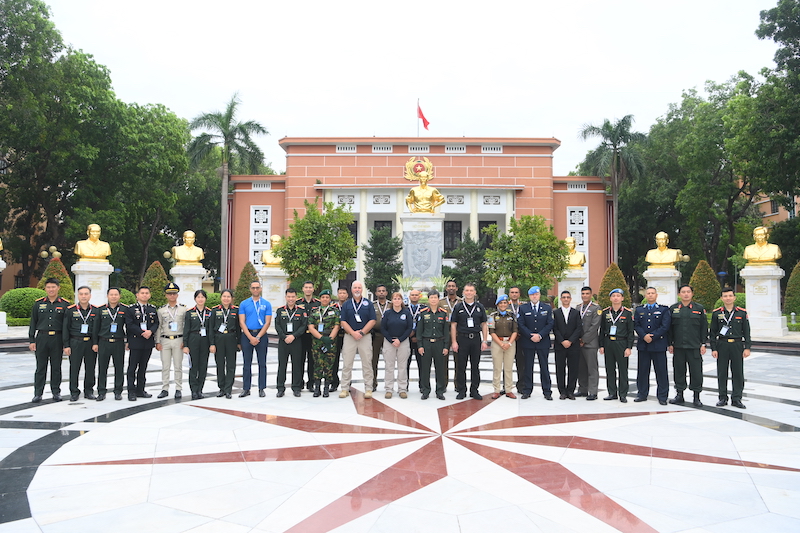 18 học viên thuộc 5 quốc gia tham gia khoá tập huấn tạo nguồn giảng viên gìn giữ hoà bình Liên hợp quốc -2
