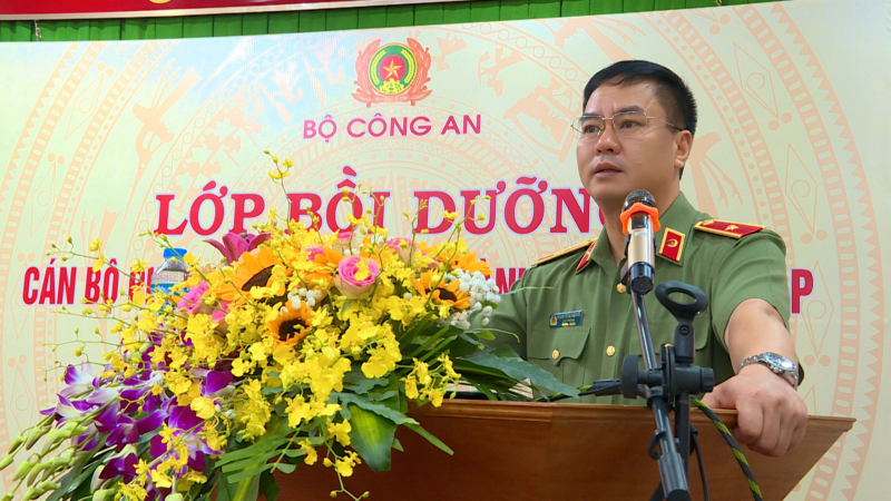 Khai giảng Lớp bồi dưỡng cán bộ pháp chế và cải cách hành chính, tư pháp CAND năm 2024 -0