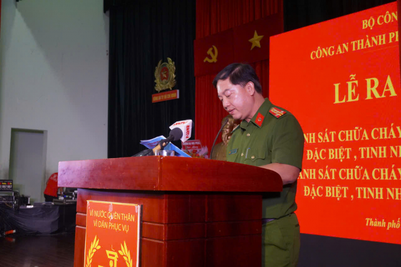 2 tổ Cảnh sát đặc biệt tinh nhuệ chữa cháy và CNCH trên cạn, dưới nước được thành lập -0