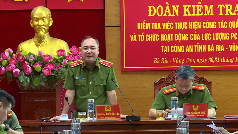 Kiểm tra hoạt động của lực lượng phòng cháy, chữa cháy chuyên ngành tỉnh Bà Rịa-Vũng Tàu -0