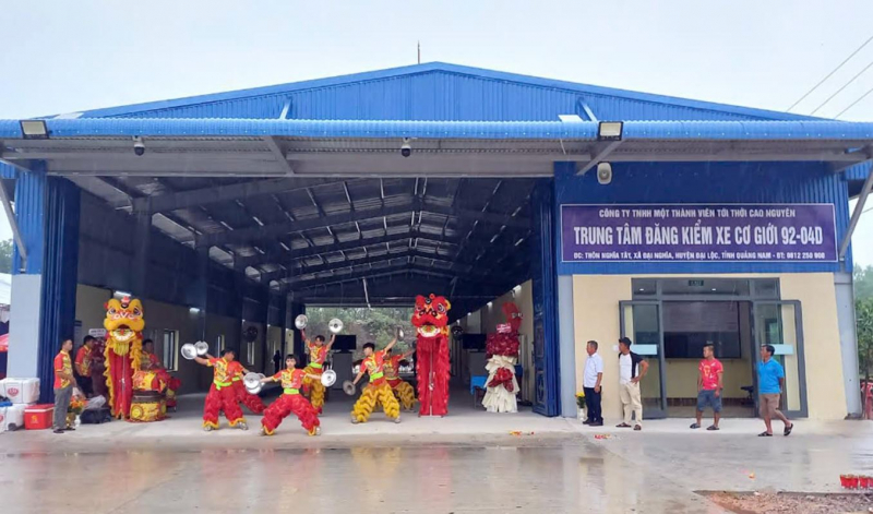 Sớm đưa vào hoạt động Trung tâm đăng kiểm xe cơ giới 92-04D -0