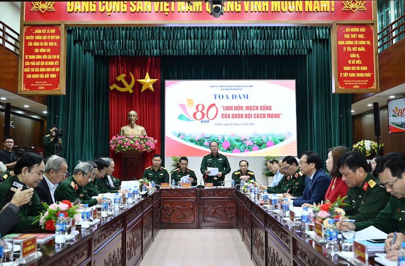 Tọa đàm 80 năm “Linh hồn, mạch sống của Quân đội cách mạng”  -0