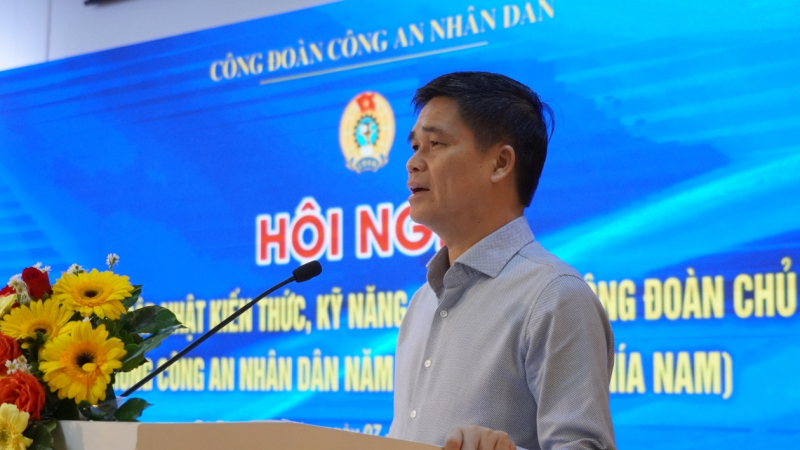 Bồi dưỡng, nâng cao kỹ năng cho cán bộ công đoàn chủ chốt CAND khu vực phía Nam -0