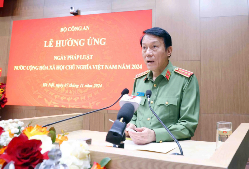 Bộ Công an tổ chức Lễ hưởng ứng Ngày Pháp luật Việt Nam năm 2024 -0