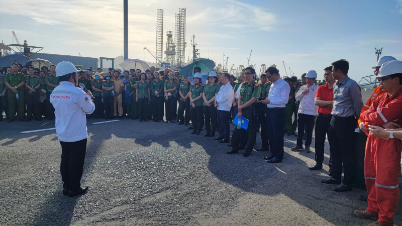 Công đoàn CAND và Công đoàn Dầu khí Việt Nam giao lưu, trao đổi kinh nghiệm -0