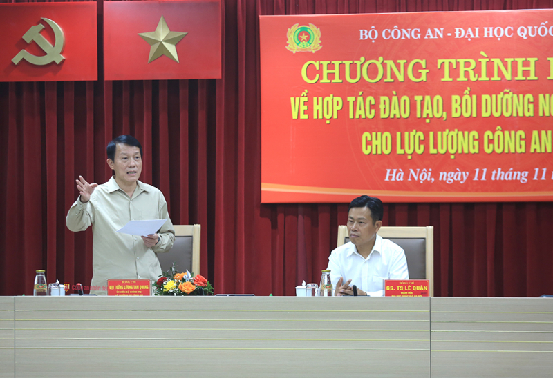 Tăng cường hợp tác về đào tạo nguồn nhân lực y tế cho lực lượng CAND -0