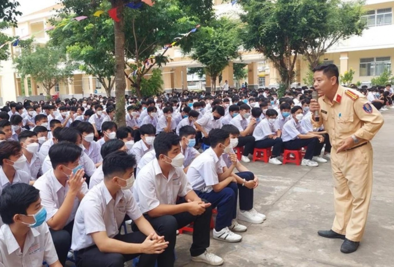 TNGT liên quan đến học sinh tại Long An giảm rõ rệt -0