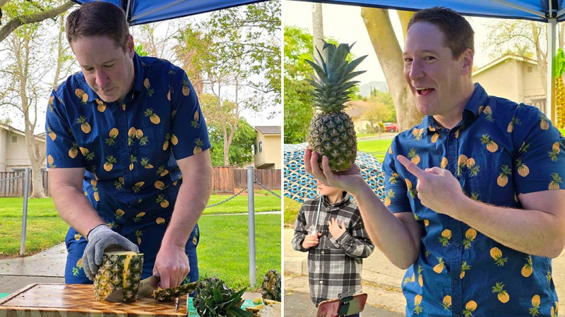 Cắt dứa siêu tốc -0