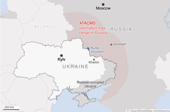 Ukraine lần đầu tiên tấn công Nga bằng tên lửa ATACMS của Mỹ -0