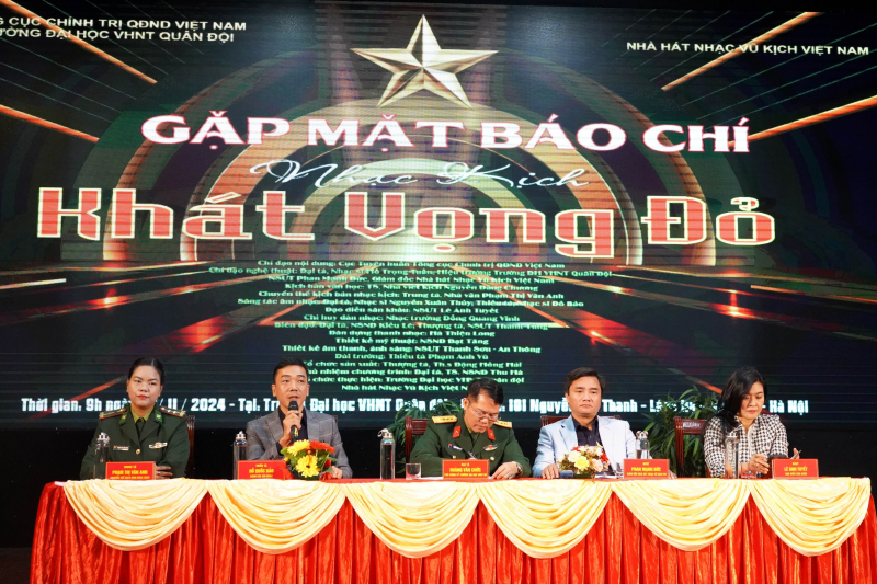 “Khát vọng đỏ” – nhạc kịch đặc biệt về “Bộ đội cụ Hồ” trong thời kỳ mới -0