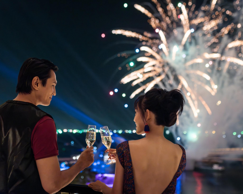 “Ngân hà”pháo hoa hằng đêm ở Phú Quốc -0