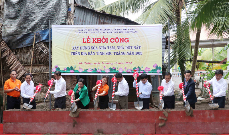 Sóc Trăng phấn đấu hoàn thành xóa nhà tạm, nhà dột nát trước 30/9/2025 -0
