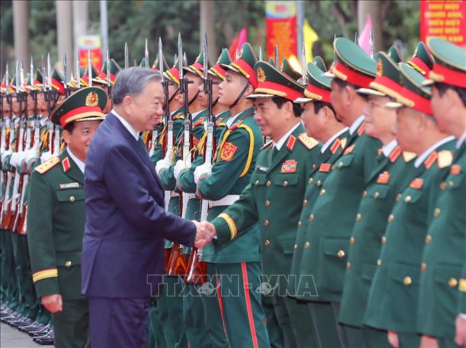 Tổng Bí thư dự kỷ niệm 80 năm Ngày truyền thống Tổng cục Chính trị QĐND Việt Nam -0