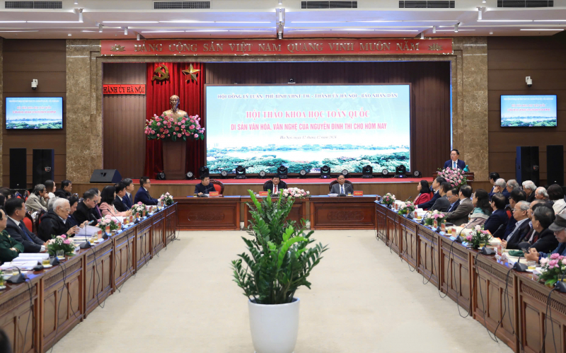 Hội thảo khoa học toàn quốc “Di sản văn hoá, văn nghệ của Nguyễn Đình Thi cho hôm nay” -0