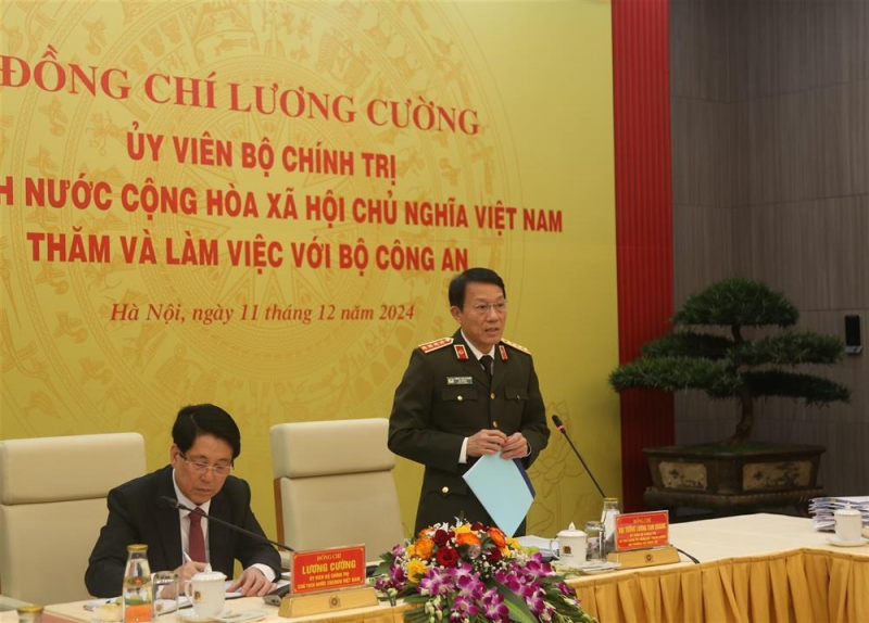 President Luong Cuong visits MPS -0