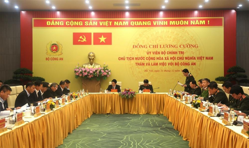 President Luong Cuong visits MPS -0