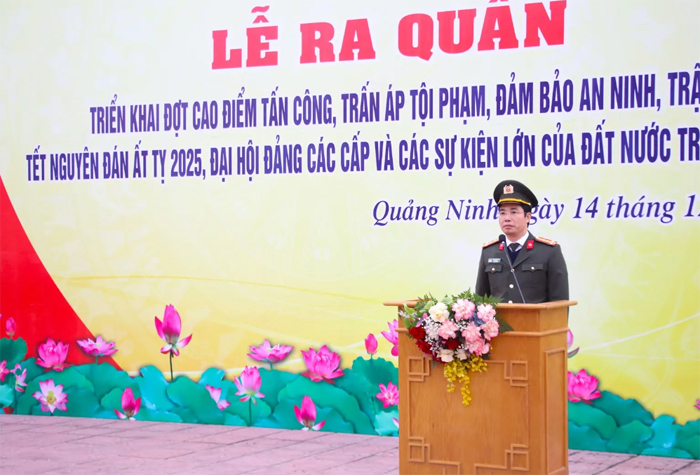 Lễ ra quân tấn công trấn áp tội phạm, bảo đảm ANTT Tết Nguyên đán Ất Tỵ 2025 -0