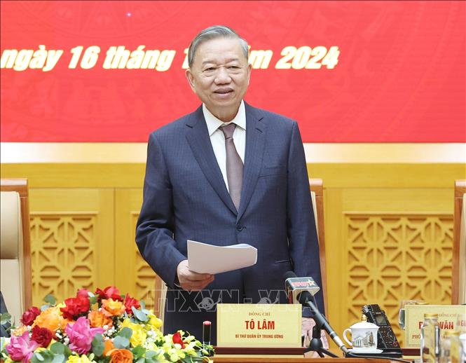 Tổng Bí thư Tô Lâm chủ trì Hội nghị Quân ủy Trung ương -0