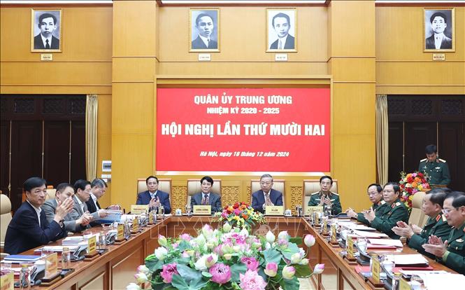 Tổng Bí thư Tô Lâm chủ trì Hội nghị Quân ủy Trung ương -0