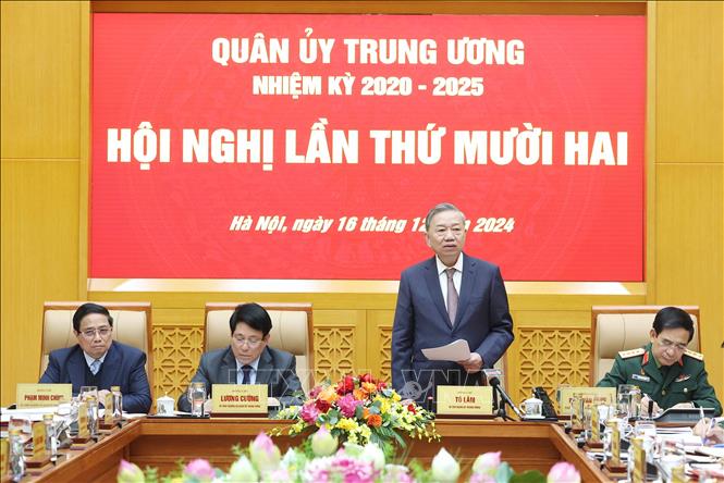 Tổng Bí thư Tô Lâm chủ trì Hội nghị Quân ủy Trung ương -0