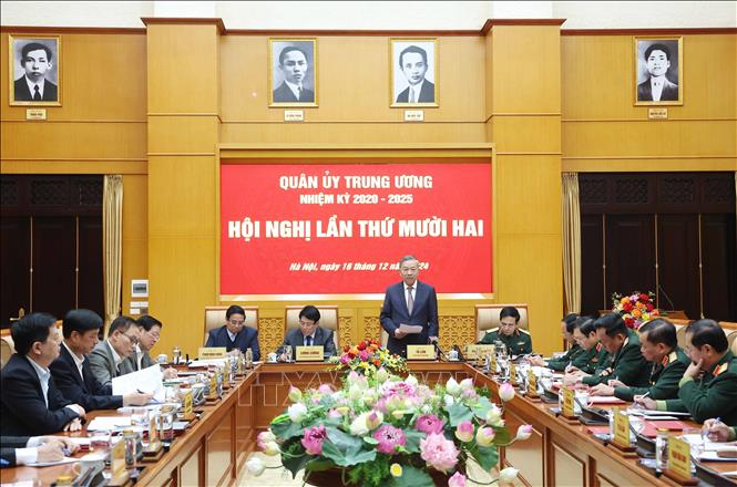 Tổng Bí thư Tô Lâm chủ trì Hội nghị Quân ủy Trung ương -0