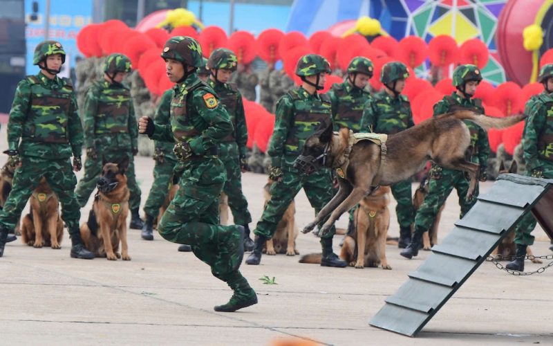 Tổng duyệt Lễ khai mạc triển lãm Quốc phòng Quốc tế 2024 -1