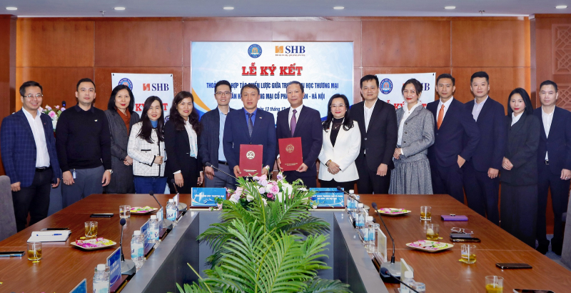 SHB ký kết hợp tác chiến lược với Trường Đại học Thương mại -0