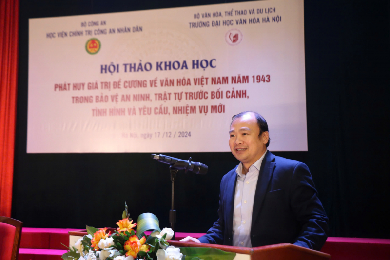 Phát huy giá trị Đề cương về văn hóa Việt Nam trong bảo vệ ANTT phù hợp với bối cảnh mới -0